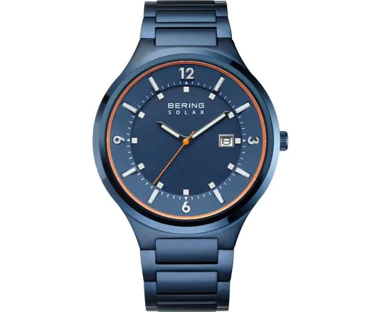 Montres Bering 14442-797 Slim Solar Montre Homme 42 mm 5ATM pour
