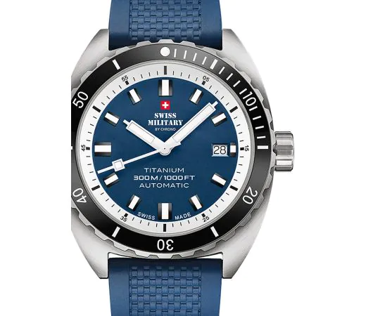 Montres Swiss Military Diver Titane Automatique 42 mm