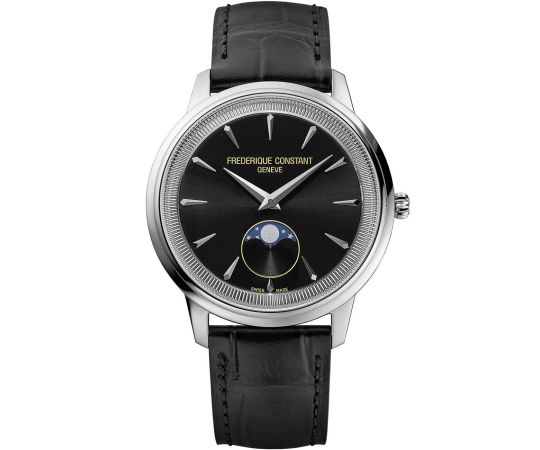 Frederique Constant FC 206B3S6 Montre Femme Classique Quartz Phase de Lune 37mm 3ATM