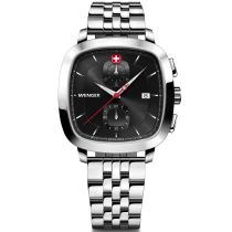 Wenger 01.1933.101 Montre Homme Vintage Classic Chronographe 40mm 5ATM