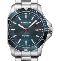 Wenger 01.0641.129 Seaforce Montre Homme 43mm 20ATM