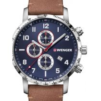 Wenger 01.1543.108 Attitude Chonograph Montre Homme 44mm 10ATM