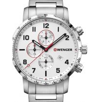 Wenger 01.1543.110 Attitude Chonograph Montre Homme 44mm 10ATM