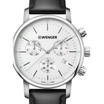 Wenger 01.1743.118 Urban Classique Chronographe Montre Homme 44mm 10ATM