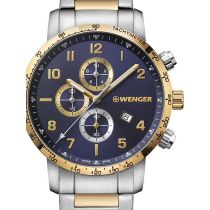 Wenger 01.1543.112 Attitude Chronographe Montre Homme 44mm 10ATM