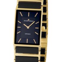 Jacques Lemans 1-1651D York Céramique Montre Femme 20mm 5ATM