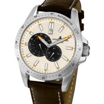 Jacques Lemans 1-1775B Liverpool Automatique Montre Homme 48mm 10ATM