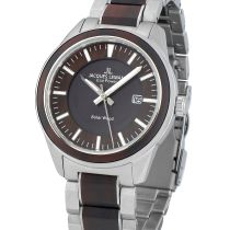 Jacques Lemans 1-2116G Eco Power Wood Montre Homme 40mm