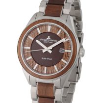 Jacques Lemans 1-2116H Eco Power Wood Montre Homme 40mm 10ATM