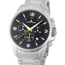 Jacques Lemans 1-2118D Liverpool Chronographe Montre Homme 44mm 10ATM