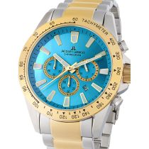 Jacques Lemans 1-2140J Liverpool Chronographe Montre Homme 48mm 10ATM