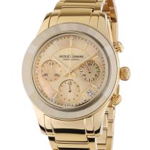 Jacques Lemans 1-2151H Venice Montre Femme Chronographe 38mm 5ATM
