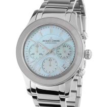 Jacques Lemans 1-2151K Venice Montre Femme Chronographe 38mm 5ATM