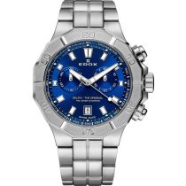 Edox 10113-3M-BUIN Delfin Chronographe Montre Homme 43mm 20ATM