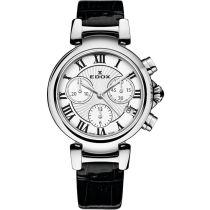 Edox 10220-3C-AR LaPassion Chronographe Montre Femme 35mm 5ATM