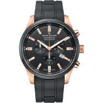 Claude Bernard 10222-37RNCA-NIR Montre Homme Aquarider Chronographe 44mm 20ATM 