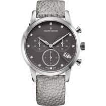 Claude Bernard 10231-3-TAPN1 Montre Femme Classique Chronographe 35mm 5ATM 