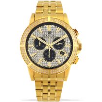 Louis XVI LXVI1037 Majeste Iced Out Chronographe Montre Homme 43mm 5ATM