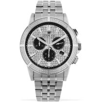 Louis XVI LXVI1038 Majeste Iced Out Chronographe Montre Homme 43mm 5ATM
