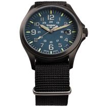 Traser H3 108632 P67 Officer GunMetal Bleu Montre Homme 42mm 