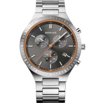 Bering 11743-709 Classique Titane Chronographe Montre Homme 40mm 5ATM