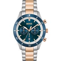 BOSS 1513937 Santiago Chronographe Montre Homme 45mm 5ATM