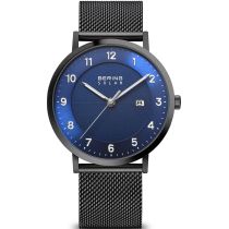 Bering 15439-327 Montre Homme Solaire Montre Homme 40mm 10ATM