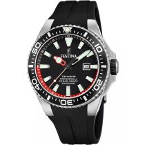 Festina F20664/3 Montre Homme Professional Diver Day-Date 45mm 20ATM