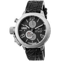 U-Boat 3004 Montre Homme Classico Titane noir Automatique Chronographe 45mm 10ATM