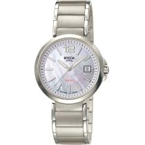 Boccia 3332-01 Montre Femme Solaire Titane 35mm 5ATM