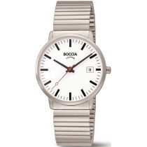 Boccia 3622-04 Montre Homme Titane Montre à bracelet à tirette 38mm 5ATM
