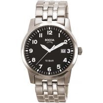 Boccia 3631-02 Montre Homme Titane 38mm 10ATM