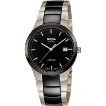 Boccia 3639-01 Montre Homme Céramique Titane Montre Homme 39mm 5ATM