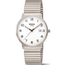 Boccia 3660-01 Montre Homme Titane Montre à bracelet à tirette 39mm 5ATM