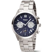 Boccia 3737-02 Montre Homme Titane Chronographe 41mm 5ATM