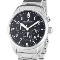 Jacques Lemans 42-2D Barcelona Hommes Chronographe 42mm 10ATM