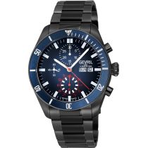 Gevril 48623B Yorkville Automatique Chronographe Montre Homme 43mm 20ATM
