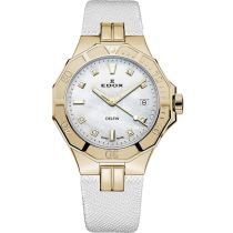 Edox 53020-37JC-NADD Delfin Diver Montre Femme 38mm 20ATM