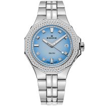 Edox 53020-3D120M-BUCND Delfin Diamant Diver Montre Femme 38mm 20ATM