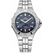 Edox 53020-3M-NANND Delfin Diver Montre Femme 38mm 20ATM