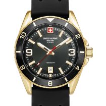 Swiss Alpine Military 7034.1817 Montre Homme Sierra doré noir 42mm 10ATM