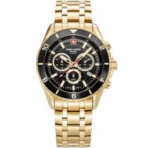 Swiss Alpine Military 7034.9117 Montre Homme Sierra Chronographe 43mm 10ATM