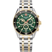 Swiss Alpine Military 7034.9148 Montre Homme Sierra Chronographe 43mm 10ATM
