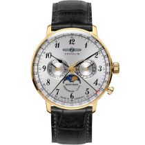 Zeppelin 7038-1 Hindenburg avec phases de lune LZ129 Montre Homme 40mm 3ATM
