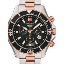 Swiss Alpine Military 7040.9157 Chronographe Montre Homme 44mm 10ATM