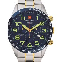 Swiss Alpine Military 7047.9145 Chronographe Montre Homme 45mm 10ATM