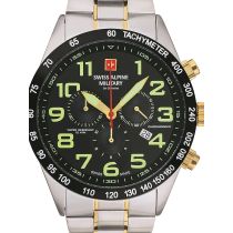 Swiss Alpine Military 7047.9147 Chronographe Montre Homme 45mm 10ATM