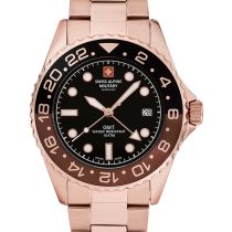 Swiss Alpine Military 7052.1164 GMT Plongeur Montre Homme 42mm 10ATM
