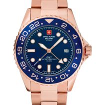 Swiss Alpine Military 7052.1165 GMT Plongeur Montre Homme 42mm 10ATM