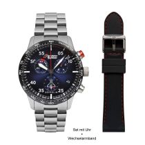 Zeppelin 7298M-3-Set Eurofighter Typhoon quartz Montre Homme 43mm 10ATM